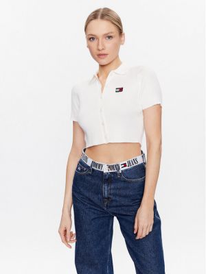 Поло тениска с копчета slim Tommy Jeans