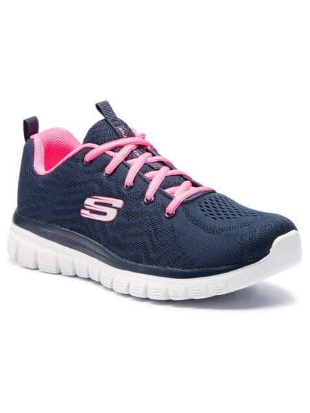 Pantofi Skechers roz