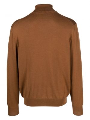 Sweter wełniany D4.0 brązowy