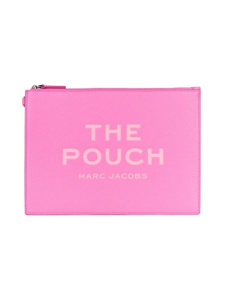 Leder clutch Marc Jacobs pink