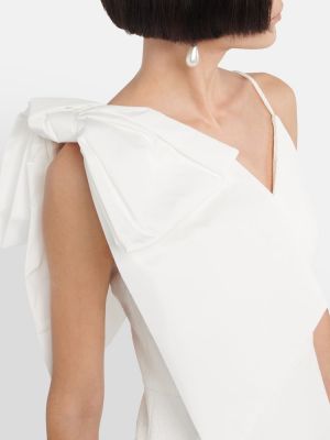 Миди рокля с панделка Rebecca Vallance бяло