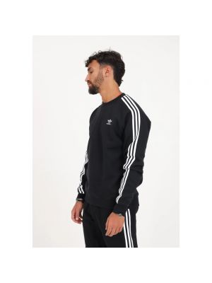Gestreifter sweatshirt Adidas Originals schwarz