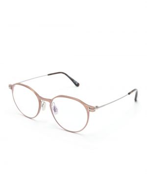 Okulary korekcyjne Tom Ford Eyewear beżowe