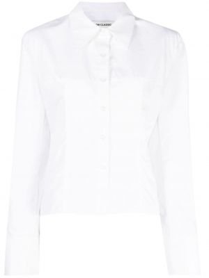 Bavlnená košeľa Low Classic biela