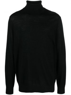 Vlnený sveter z merina Michael Kors čierna