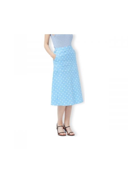 Puntíkaté mini sukně Compania Fantastica modré