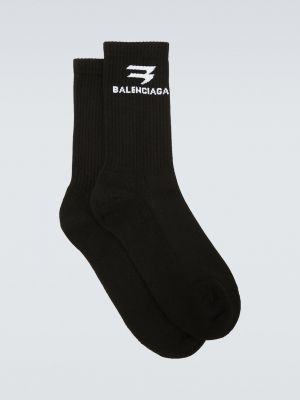 Трикотажные носки Balenciaga черные