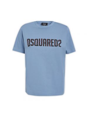 Koszulka Dsquared2 niebieska