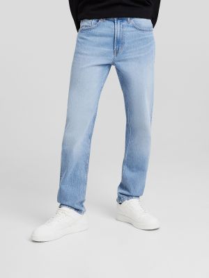 Jeans skinny Bershka bleu