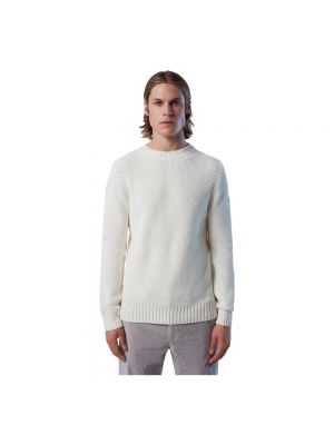 Jersey de lana de algodón de tela jersey North Sails blanco