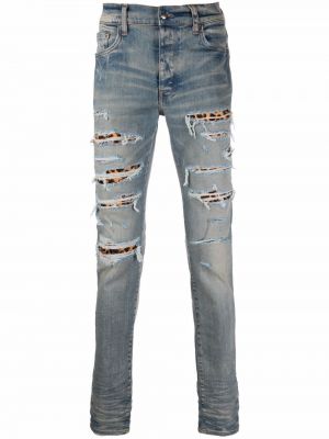 Zerrissene skinny jeans Amiri blau