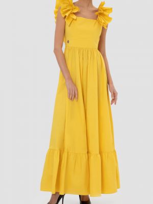 Платье Philipp Plein желтое
