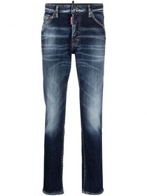 Jeans skinny taille basse Dsquared2 bleu