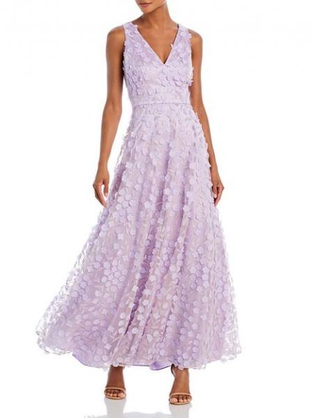 Платье с v-образным вырезом Eliza J фиолетовое