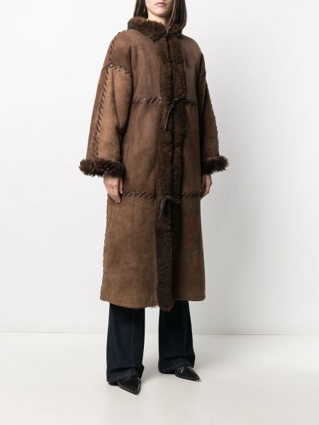 Kabát Christian Dior hnědý
