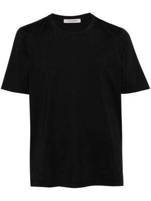 Bavlněné tričko Fileria černé