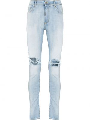 Nødlidende skinny jeans Represent blå