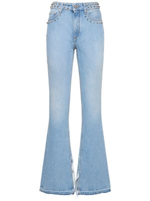 Jeans large cloutées Alessandra Rich