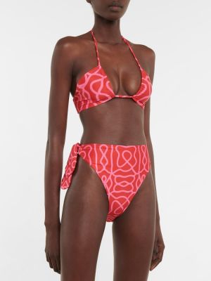 Bikini cu imagine Agua By Agua Bendita roșu