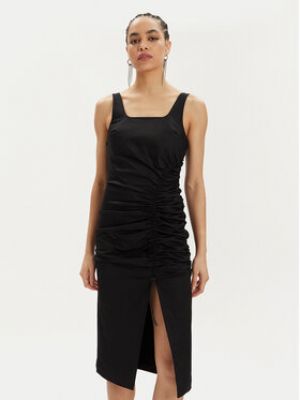 Slim fit šaty Karl Lagerfeld černé