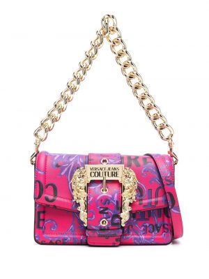 Spänne crossbody väska Versace Jeans Couture rosa