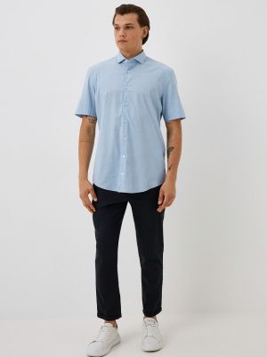 Рубашка Pierre Cardin голубая