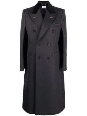 Vlněný kabát Maison Margiela šedý