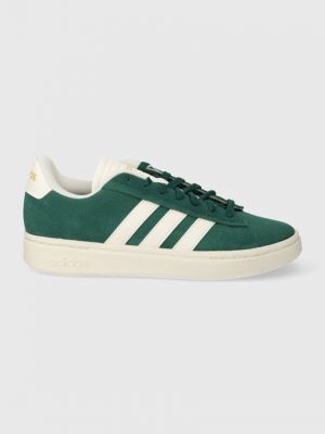 Sneakerși din piele Adidas verde