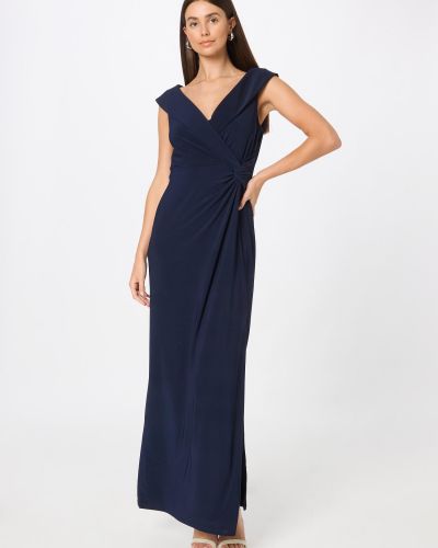Večernja haljina Lauren Ralph Lauren plava