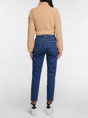 Slim fit skinny džíny s vysokým pasem Slvrlake modré