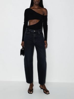 Straight jeans Frame schwarz