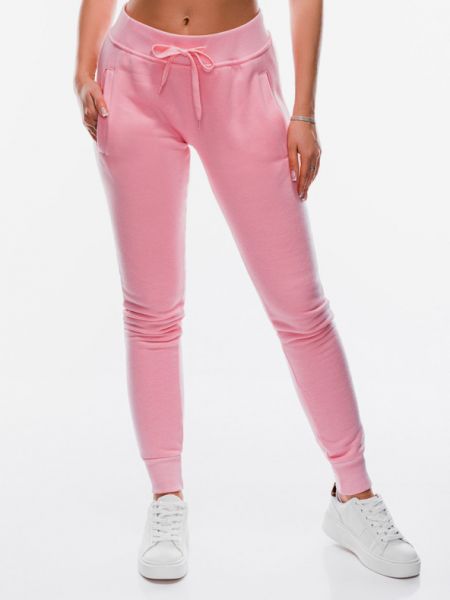 Pantaloni sport Edoti roz