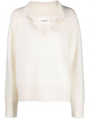 Maglione di cachemire Lisa Yang bianco