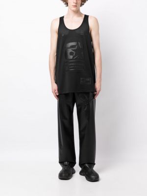 Koszula z siateczką Alexander Wang czarna