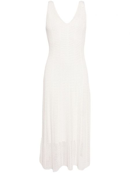 Φουσκωμένο φόρεμα Vince λευκό