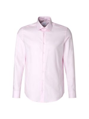 Marškiniai slim fit Seidensticker rožinė