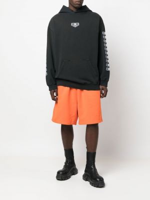 Shorts mit stickerei Balenciaga orange