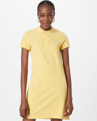 Поло рокля Polo Ralph Lauren жълто