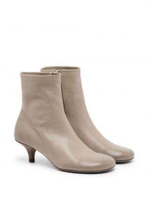 Ankle boots skórzane Marsell szare