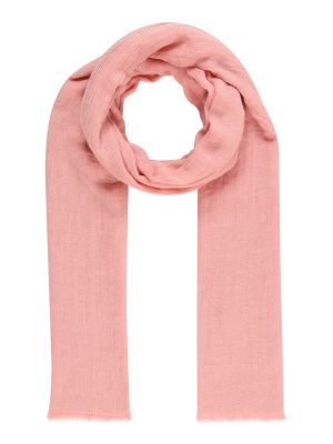 Jednofarebný viskózový šál z polyesteru Esprit - ružová