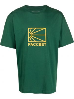 Тениска с принт Paccbet зелено