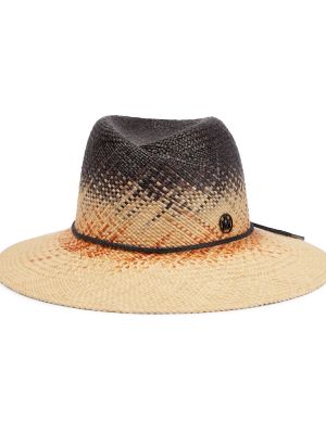 Соломенная шапка Maison Michel, бежевая