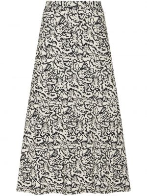 Maksi suknja s printom s apstraktnim uzorkom Rosetta Getty