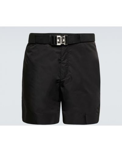 Shorts en nylon Givenchy noir