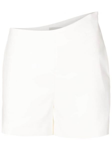 Pantaloni scurți asimetrice Misci alb