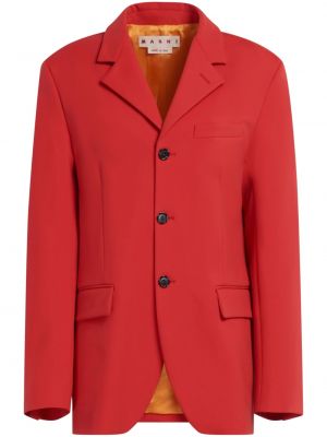 Jersey blazer Marni rdeča