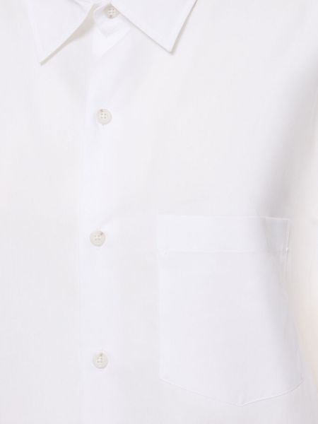 Βαμβακερό πουκάμισο Ann Demeulemeester λευκό