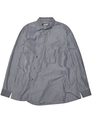 Rūtainas kokvilnas krekls ar apdruku Black Comme Des Garçons