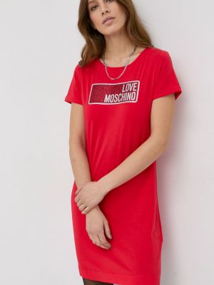 Love Moschino ruha piros, mini, testhezálló