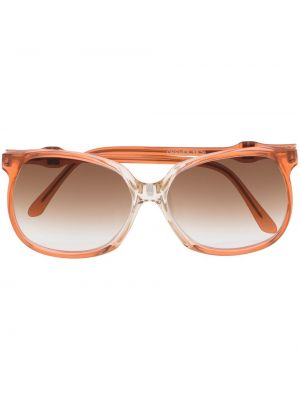 Oversized sluneční brýle s přechodem barev Yves Saint Laurent Pre-owned oranžové